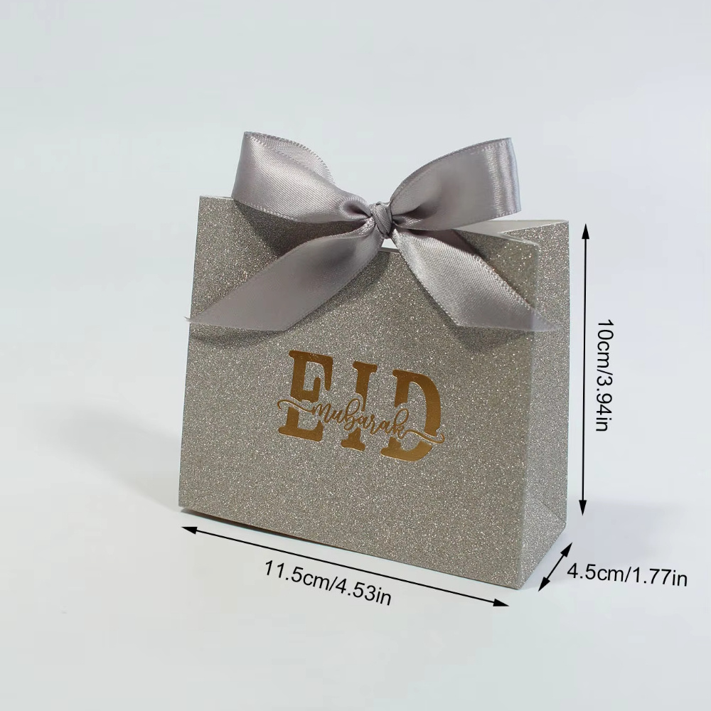 Glittering Mini Gift Boxes Set in Shimmering Gold